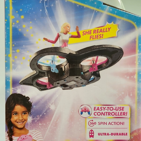 SHE REALLY FLIES! Barbie Star Light Adventure RC Flying Board Mattel, RARE - Picture 4 of 9